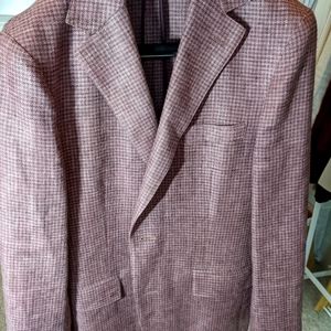 Bonobos Dusty Red houndstooth blazer size 36S